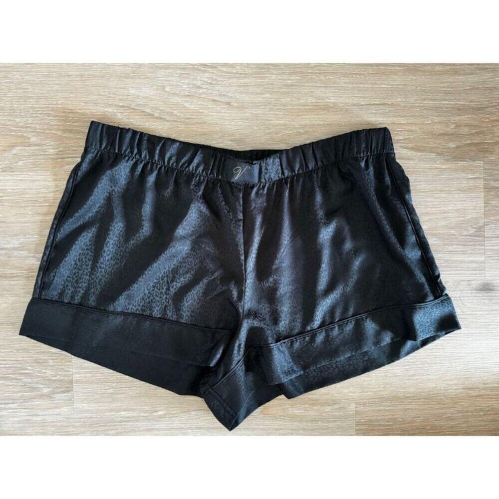 Victoria's Secret | Cheetah Jacquard Satin Sleep Shorts size XL